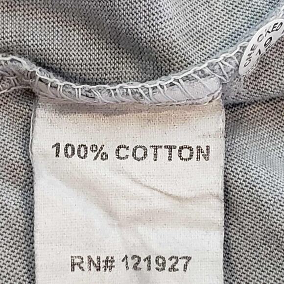 Johnnie-O Pocket T-Shirt Short Sleeve Gray Men’s Size Medium M Crewneck Tee - Picture 6 of 9